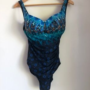 Miraclesuit, Size 14, Multicolor